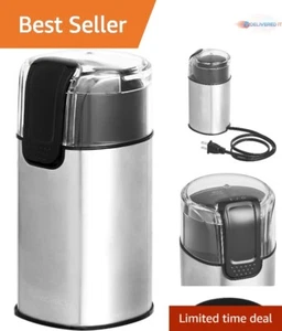 Electric Coffee Grinder Stainless Steel 2.1Oz Heavy-Duty for Home Use - Picture 1 of 9