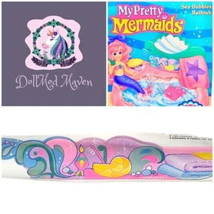 DollMod Maven 🦄 1991 MY PRETTY MERMAIDS Sea Bubbles Bañera Calcomanía Repuesto - Imagen 1 de 3