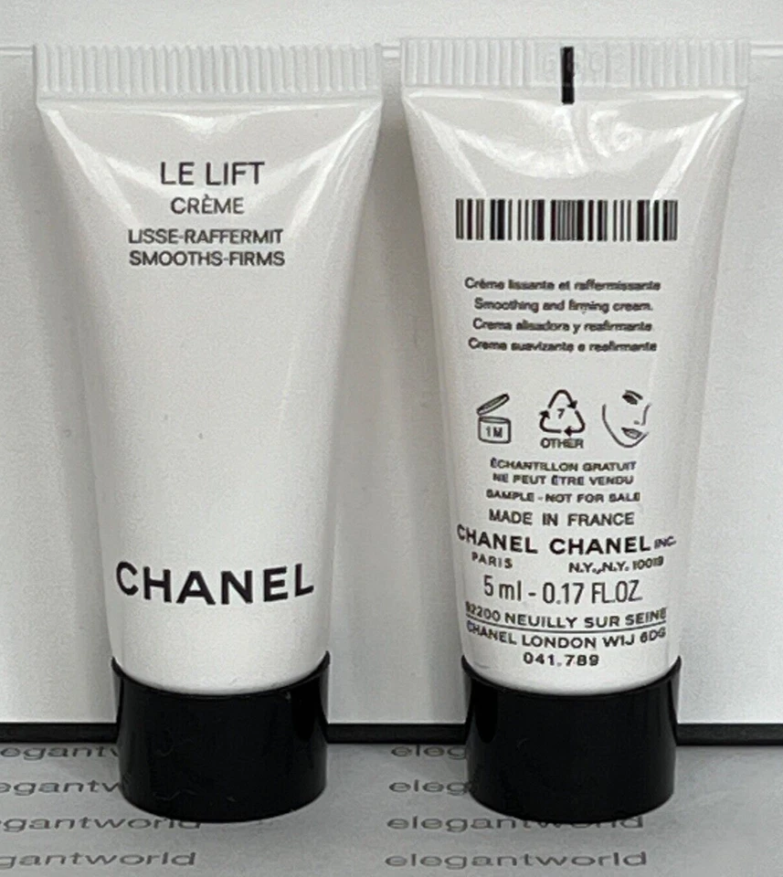 2 x Chanel Le Lift CREME Smooths-Firms 5ml/0.17oz cada, tamanho mini 100% AUTÊNTICO - Imagem 1 de 1