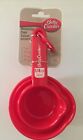 Betty Crocker Essentials Red 4pc Measuring Cup Set -NEW