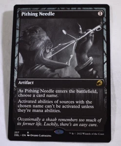 Pithing Needle (Grayscale) Innistrad: Double Feature - Midnight Hunt NM 257 - Picture 1 of 2