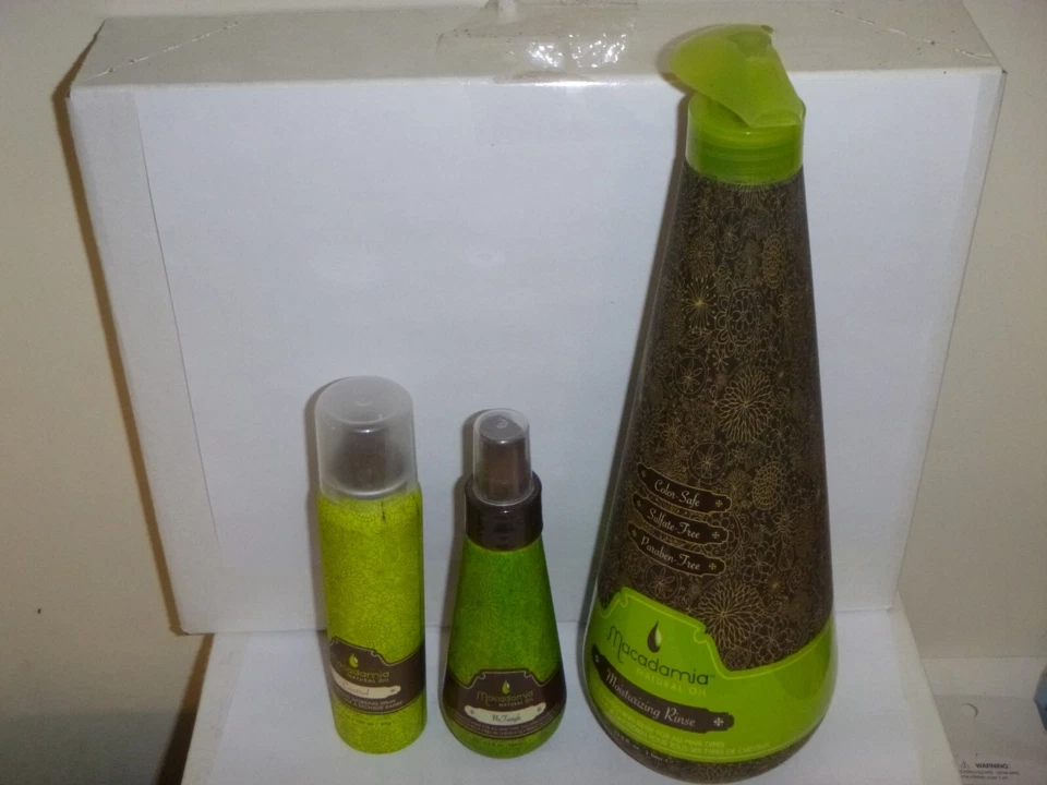 Acondicionador de enjuague hidratante para macadamia - Spray de trabajo de secado rápido - Sin enredos Oi Foto 1 de 1