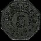 NOTGELD: 5 Pfennig 1917. Funck 462.1. SAARBURG / LOTHRINGEN ⇒ SARREBOURG.