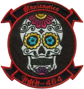 USMC MARINE HEECOPTER SQUADRON 464 (HMH-464) - PARCHE MEXICANO - Imagen 1 de 1