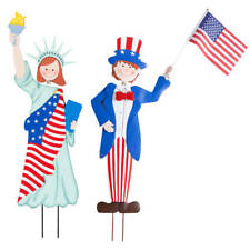 Miles Kimball Patriotic Boy and Girl Garden Stakes by Fox River Creations, 2