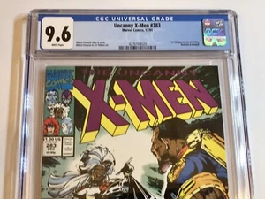 1991 UNCANNY X-MEN #283 FIRST FULL APPEARANCE OF BISHOP GRADED CGC 9.6 WP - Picture 1 of 2