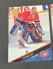 Patrick Roy 1993-94 Leaf  #33 Hockey Card -  Montreal Canadiens