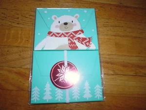 New 2 PK Gift Card Holders size: 4.45 in X 0.39 in X 3.3 in Bear - Picture 1 of 1