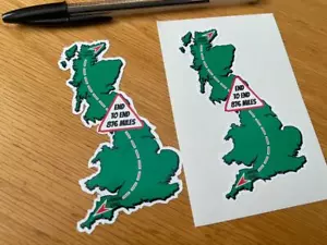 Land's End to John o' Groats Sticker - (Pair) UK SELLER - Picture 1 of 1