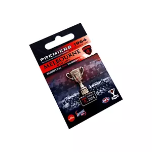 333510 MELBOURNE DEMONS 1964 AFL PREMIERS TROPHY LAPEL PIN - Picture 1 of 1