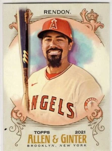 2021 Topps Allen & Ginter Baseball Anthony Rendon No. 15 Los Angeles Angels - Bild 1 von 2