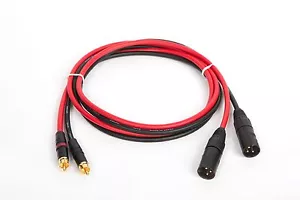 10' FT CANARE HI-FI RCA TO BALANCED XLR MALE INTERCONNECT CABLE. - Picture 1 of 3