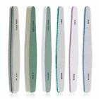 Pack de 6 fichiers tampon de scintillement manucure double face planches d'ongle pro paquets de 6