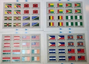 UN New York 1982 - Flags-Series of 4 KLB MNH Ideal Christmas Gift - Picture 1 of 5