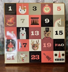 FAO Schwarz Christmas Advent Calendar, 24 Pairs of Stud Earrings - Great Gift! - Picture 1 of 2
