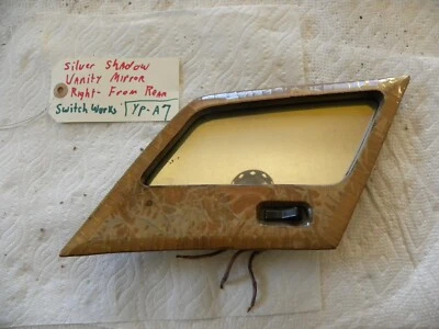 Vintage Rolls Royce Silver Shadow & Wraith II Right (from rear) Vanity Mirror Foto 1 de 4
