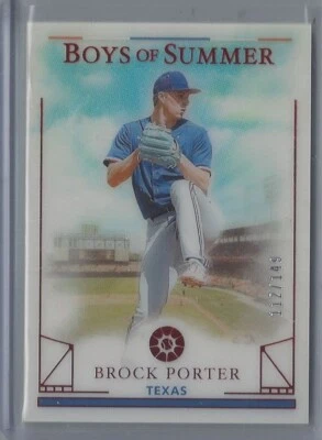 BROCK PORTER 2024 Panini Boys of Summer #31 Red Parallel /149 - Image 1 of 2