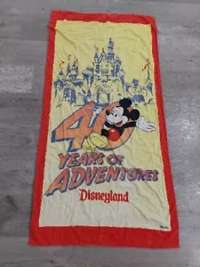 Telo mare vintage Walt Disney Topolino Disneyland 40 anni di avventura - Foto 1 di 6