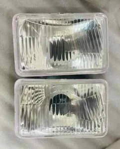 Adecuado para John Deere Conjunto de haz de lámpara de faros delanteros de vidrio 2 unidades 100 X 155 mm - Imagen 1 de 6