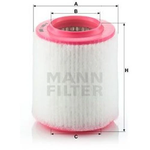 Luftfilter MANN-FILTER C1652/2 für Audi A8 — 第 1/1 张图片