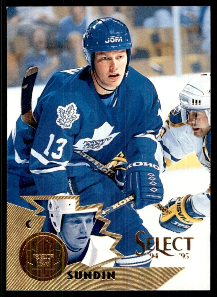 1994-95 Select Mats Sundin Toronto Maple Leafs #21 - Image 1 of 2