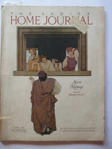 Ladies' Home Journal Apr 1921 Maxfield Parrish cover & ad djer-kiss. great ads - Bild 1 von 9