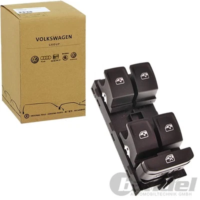 ORIGINAL VAG SCHALTER FENSTERHEBER VORNE LINKS passend für SKODA FABIA 3 NJ3 NJ5 - Bild 1 von 2