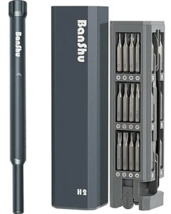 Small Screwdriver Set, 46 in 1 Premium Mini Screwdriver Set with Metal Case, ... - Picture 1 of 8