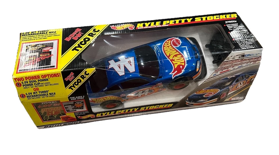 1997 Hot Wheels Tyco R/C Kyle Petty Stocker Nascar 6.0V Dual Power NIP - Image 1 of 4