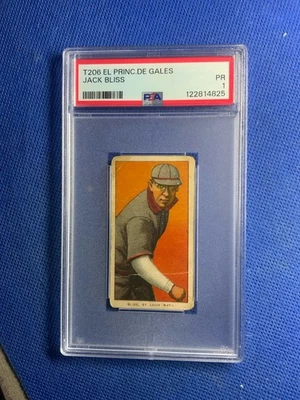 JACK BLISS 1909 T206 EL PRINCIPE DE GALES PSA 1 ST. LOUIS - Image 1 of 2