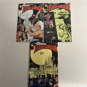 Flash Gordon The Movie Part 1,2,3 Whitman #31, 32, 33 Lot of 3 Books - Picture 1 of 9