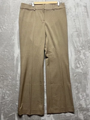 Pantalones para mujer talla 10 beige rectos lavado medio formales informales preppy W35 Foto 1 de 4