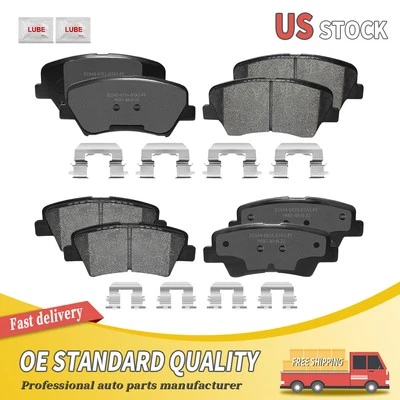 Pastillas de freno delanteras traseras de cerámica para Kia Forte Kia Rio Elantra Veloster 2011-2018 Foto 1 de 4