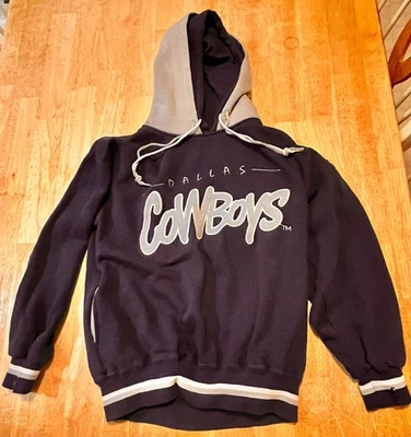Moletom com capuz/capuz masculino vintage/clássico Dallas Cowboys Starter marca NFL tamanho médio - Imagem 1 de 4