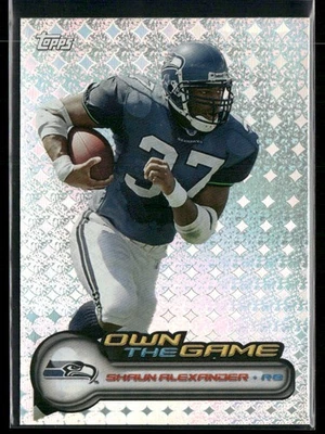 2006 Topps Own the Game Shaun Alexander Football Card #OTG3 Seattle Seahawks - Image 1 of 2