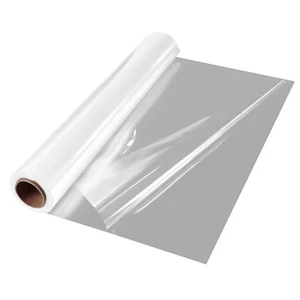 100Ft Clear Cellophane Wrap Roll 34In X 100Ft Extra Wide Clear Wrapping 8204 - Picture 1 of 7