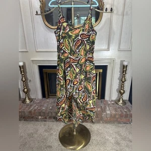 Neu mit Etikett Earthbound XXL Boho Paisley High-Low Strampler Kleid Festival Vibe Pullover - Bild 1 von 11