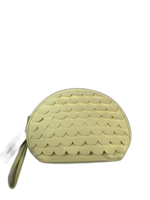 Bcbgeneration yellow coral scalloped wristlet handbag purse bag new nwt  - Image 1 of 4