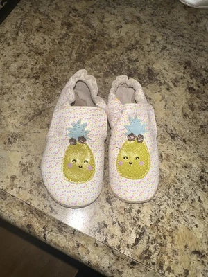 Robeez Piña 0-6 Meses Primer Caminante Zapatos Cuna Foto 1 de 3