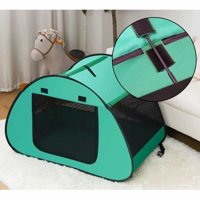 Niche pour chat, tente pliable et robuste pour chiens et chiots, utilisable - Image 1 of 4