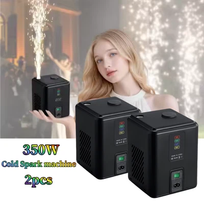 2pc Cold Spark Machine for Club Party Wedding 350W Mini Fireworks Effect Machine - Image 1 of 4
