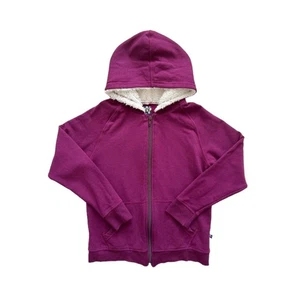 Kickee Hose Bambus Pflaume Sherpa Hoodie Sweatshirt Gr. S (6-8) - Bild 1 von 4
