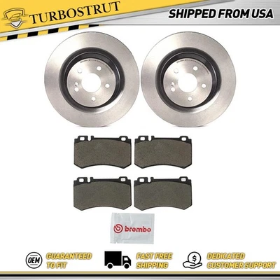 Brembo Rear Brake Rotors Pads Kit For 2004-2009 Mercedes-Benz SL600 - Image 1 of 4