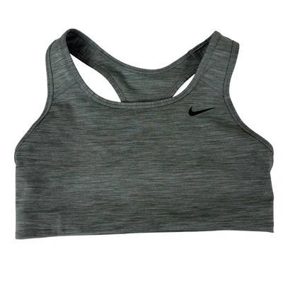 Nike Dri-FIT Gray Green Racerback Sports Bra BV3630-084 Womens Size Small EUC - Image 1 of 4