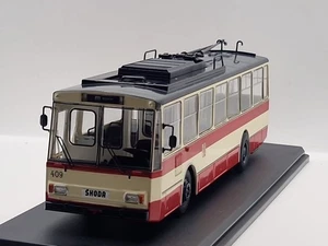 Skoda 14TR Bus funghi CZ beige rosso modellino auto 1:43 Premium ClassiXXs - Foto 1 di 9