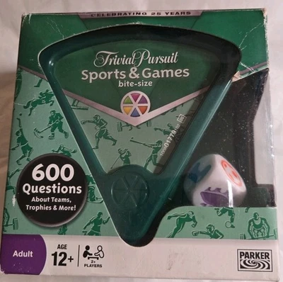Trivial Pursuit Bite Size Sports & Games 600 Questions Complete - Image 1 of 3