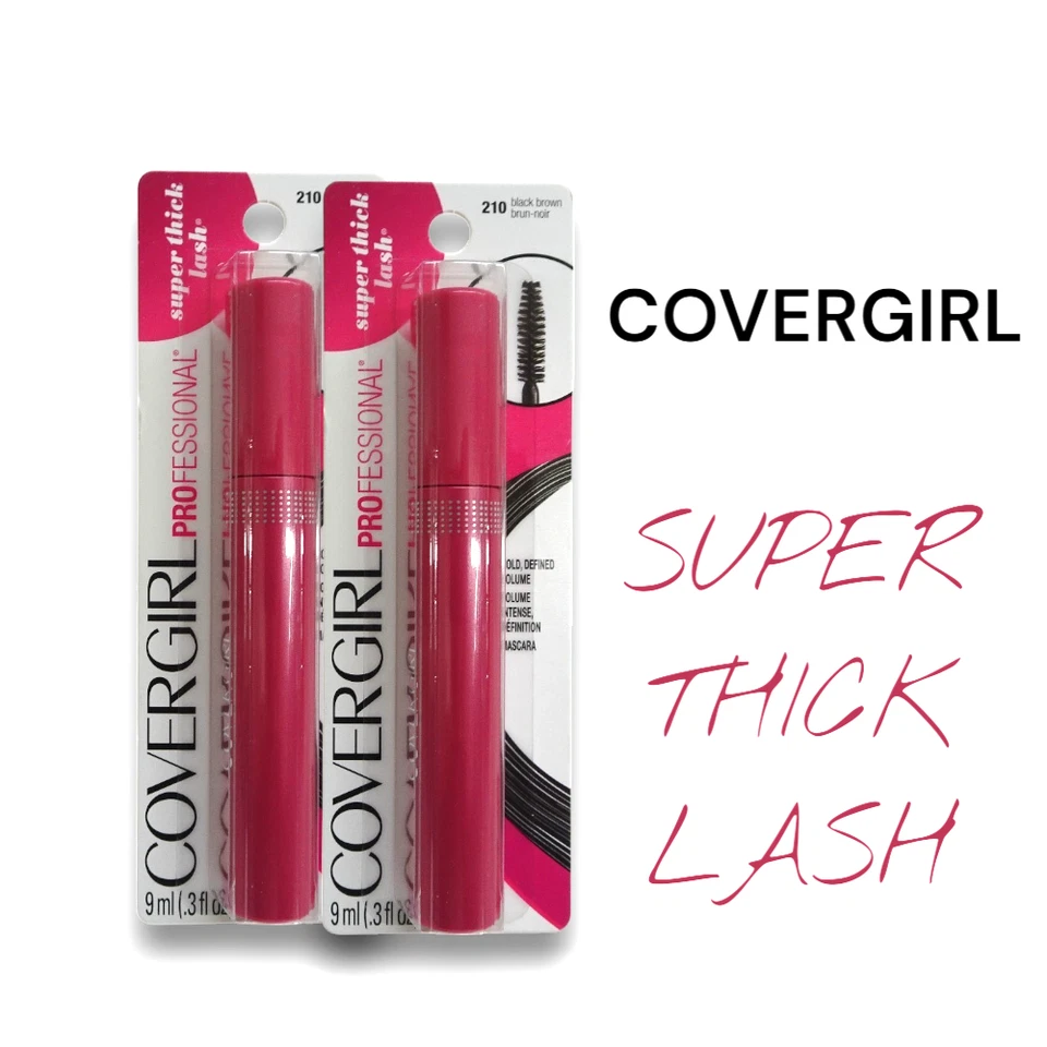 COVERGIRL Black Brown Professional Super Thick Lash Mascara 210