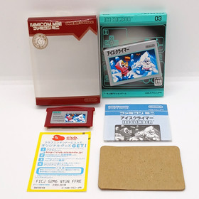 ICE CLIMBER Gameboy Advance Famicom Mini Nintendo BoxManual Japan AGB-P-FICJ