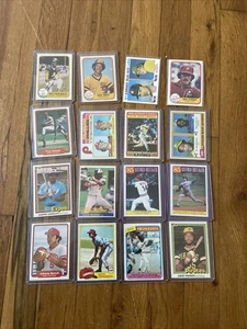 1980s baseball card lot(16) Stars/HOF NRMT/MT - Picture 1 of 9