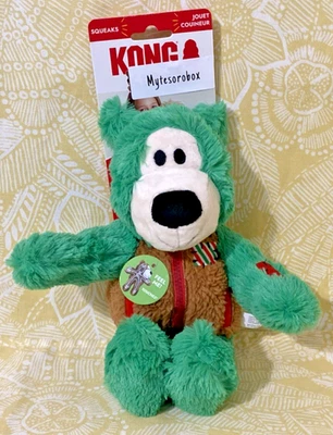 Kong праздник дикие узлы флисовый жилет медведь пищащая собака домашних животных игрушка новый - Бесплатная доставка- - Изображение 1 из 4